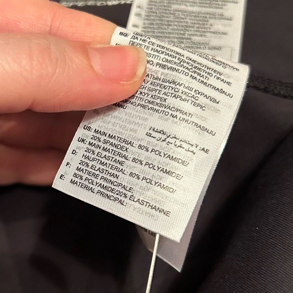 NWT Reebok Sz 2X Women’s Black High-Rise Lux Pocket Full-length Tights Leggings! - Picture 10 of 14